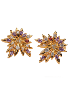 JCB Earrings Blue Fun Of Hope