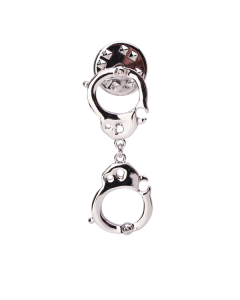 JCB Pin Confess Rhodium Plate