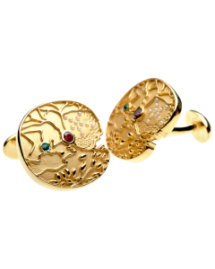 JCB Cufflinks Grn Giant